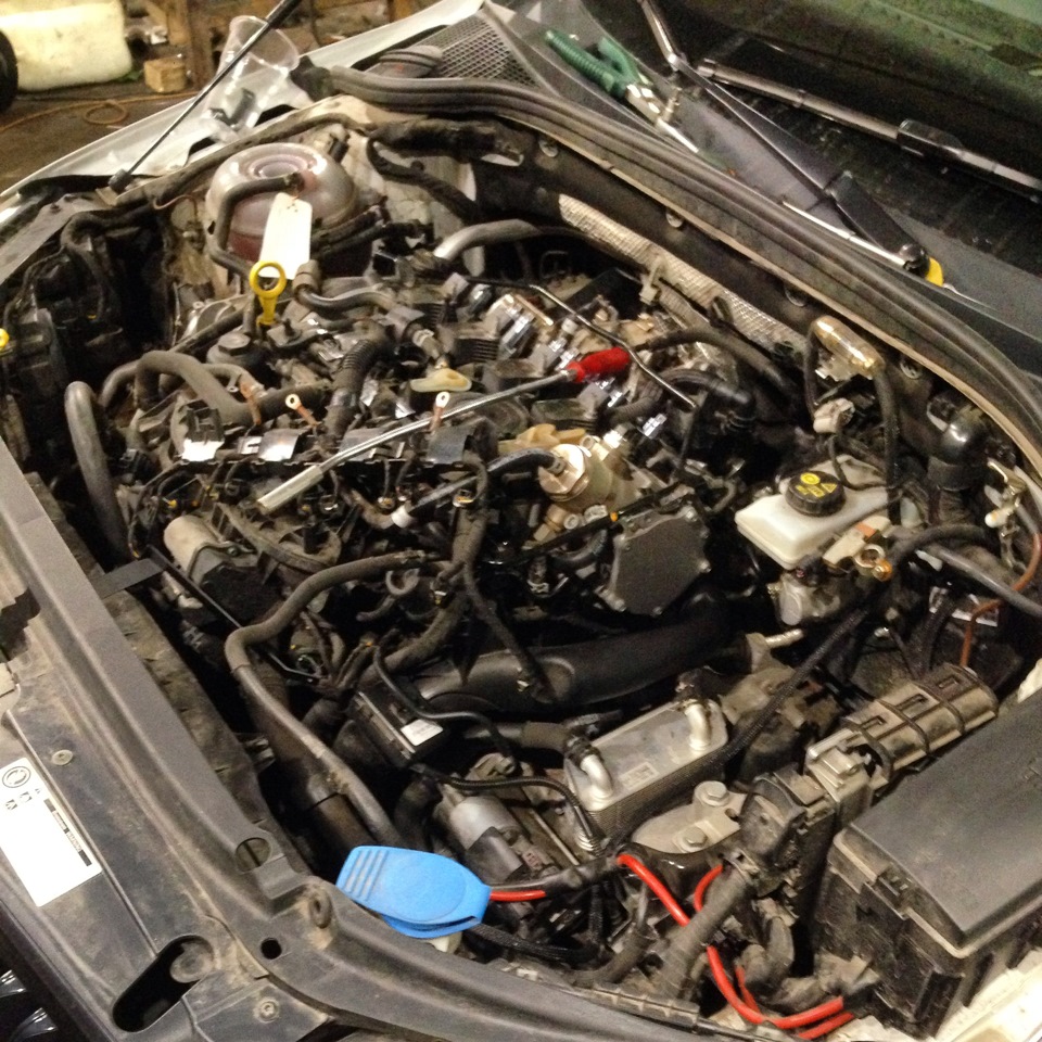 процесс установки — Skoda Octavia Combi RS A7 Mk3