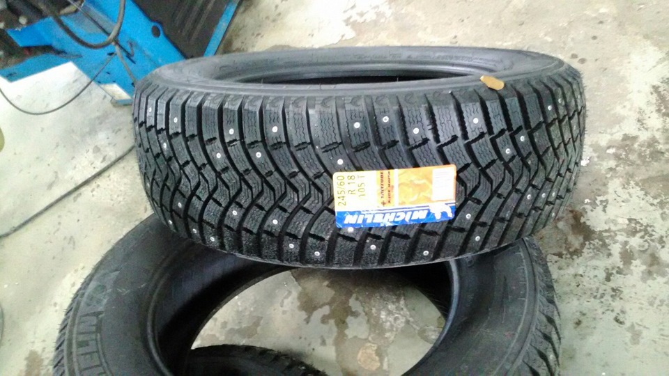 Michelin Latitude X-Ice North 2 245/60 R18 105T — УАЗ Patriot. Запчасти на фото: Michelin Latitude X-Ice North Xin2 245/60R18