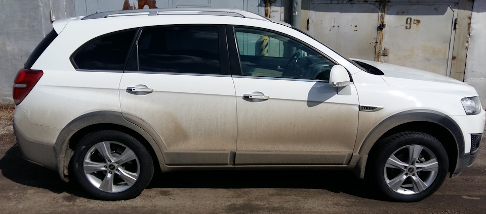 На летних дисках и резине. — Chevrolet Captiva (1G)