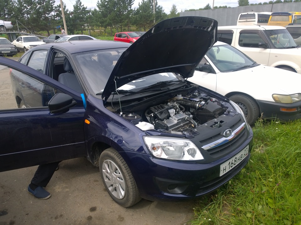 А вот и Виновница" — Lada Калина Универсал (2G)