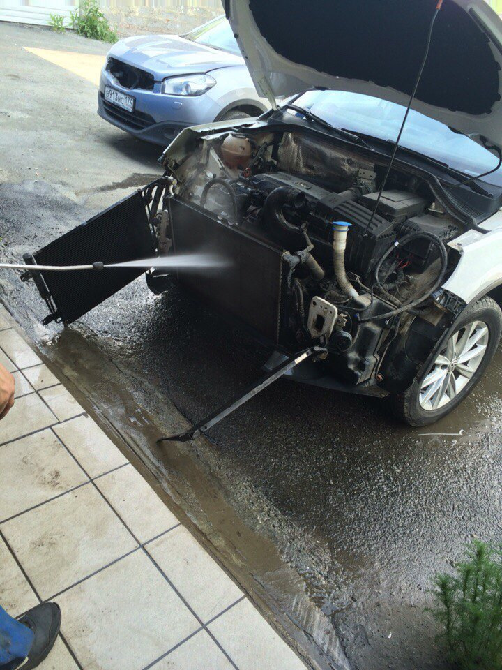 Вымываем всю грязь — Volkswagen Tiguan (1G)