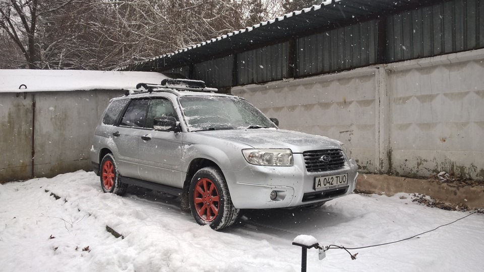 На следующее утро после того, как забрал машину — Subaru Forester (SG)