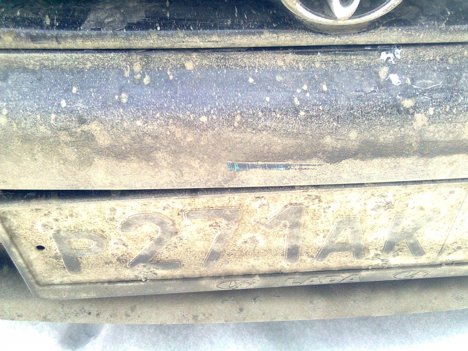Опять многострадальный бампер… — Toyota Corolla (100)