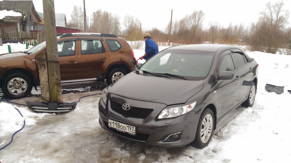 Тесть тоже присоединился)) — Toyota Corolla (140/150)