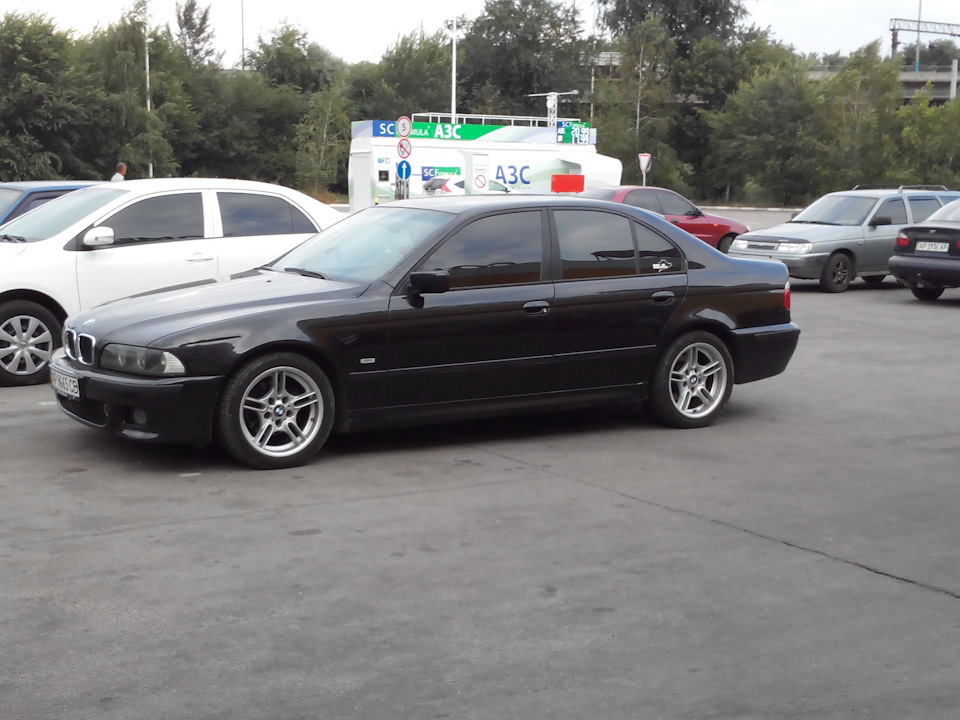 Результат зад стал выше передка на 1,5 см(было наоборот). — BMW 5 series (E39)