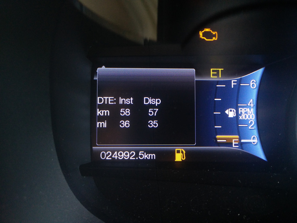 Photo from the logbook Ford Edge (2G)
