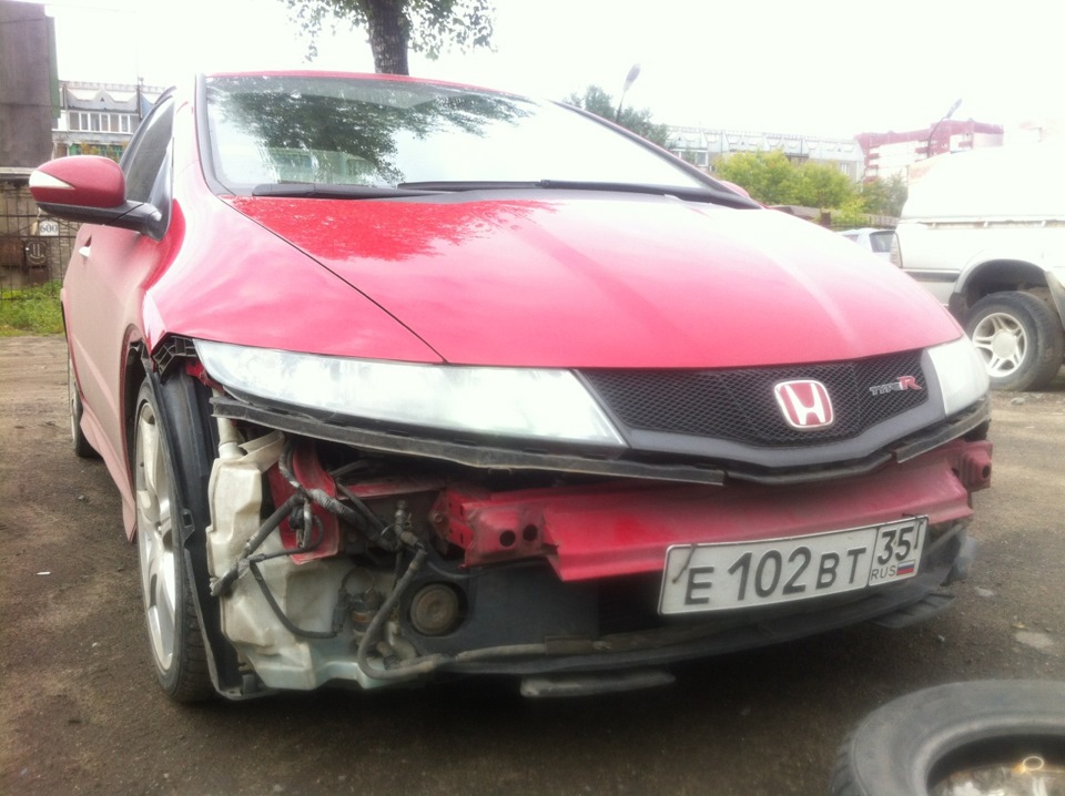 корч =) — Honda Civic Type R (3G)