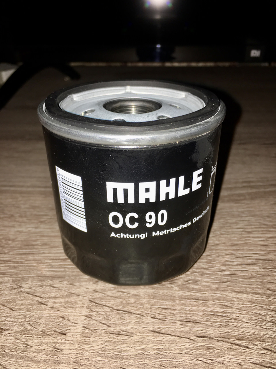 Фильтр масла MAHLE OC90, в основном отдаю предпочтение данной конторе — Daewoo Sens. Запчасти на фото: OC90