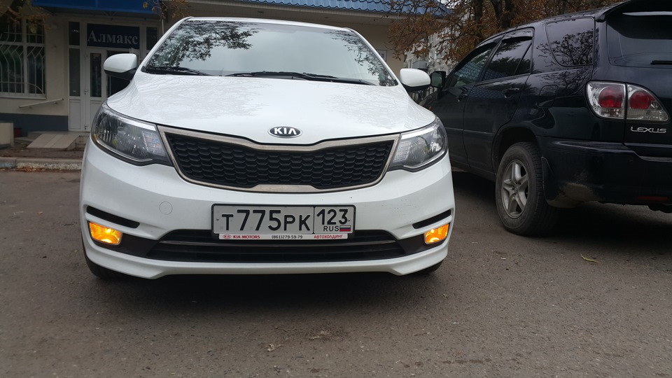 ДО (Было с OSRAM DIADEM) — KIA Rio (3G)