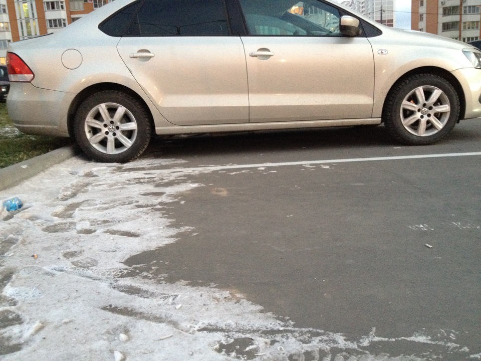 после замены — Volkswagen Polo Sedan