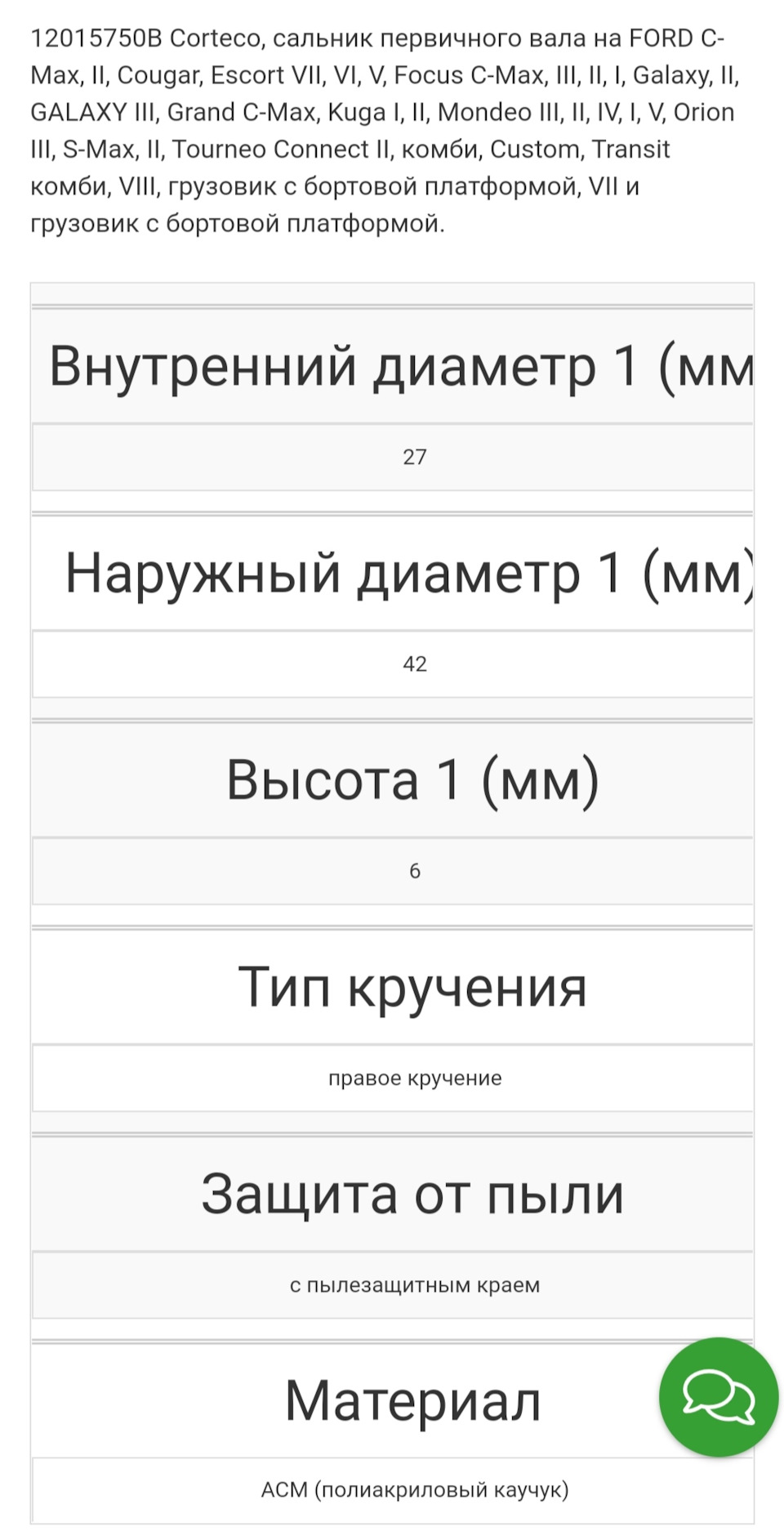 Фото в бортжурнале Ford Focus Sedan II. Запчасти на фото: 12015750B