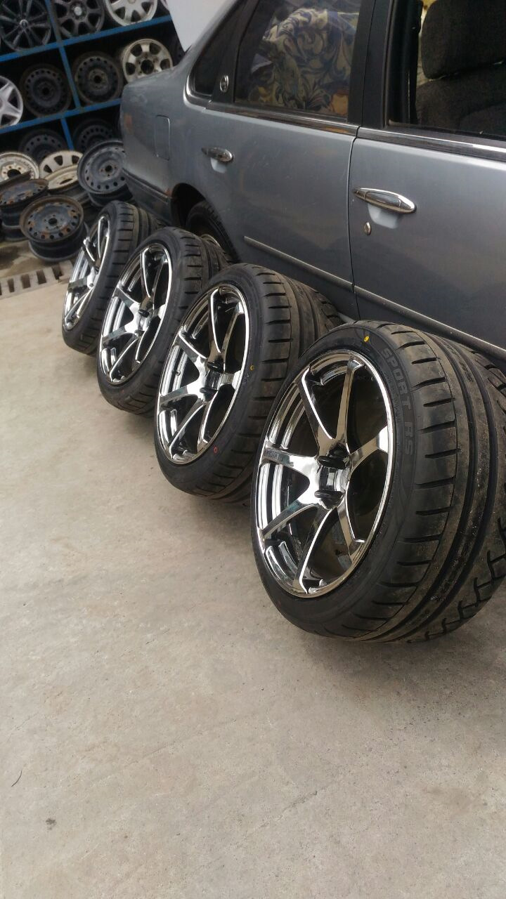Avs T7 r18 9jj/10jj +22/+15 — Toyota Chaser (90) бензин, 2,5 л