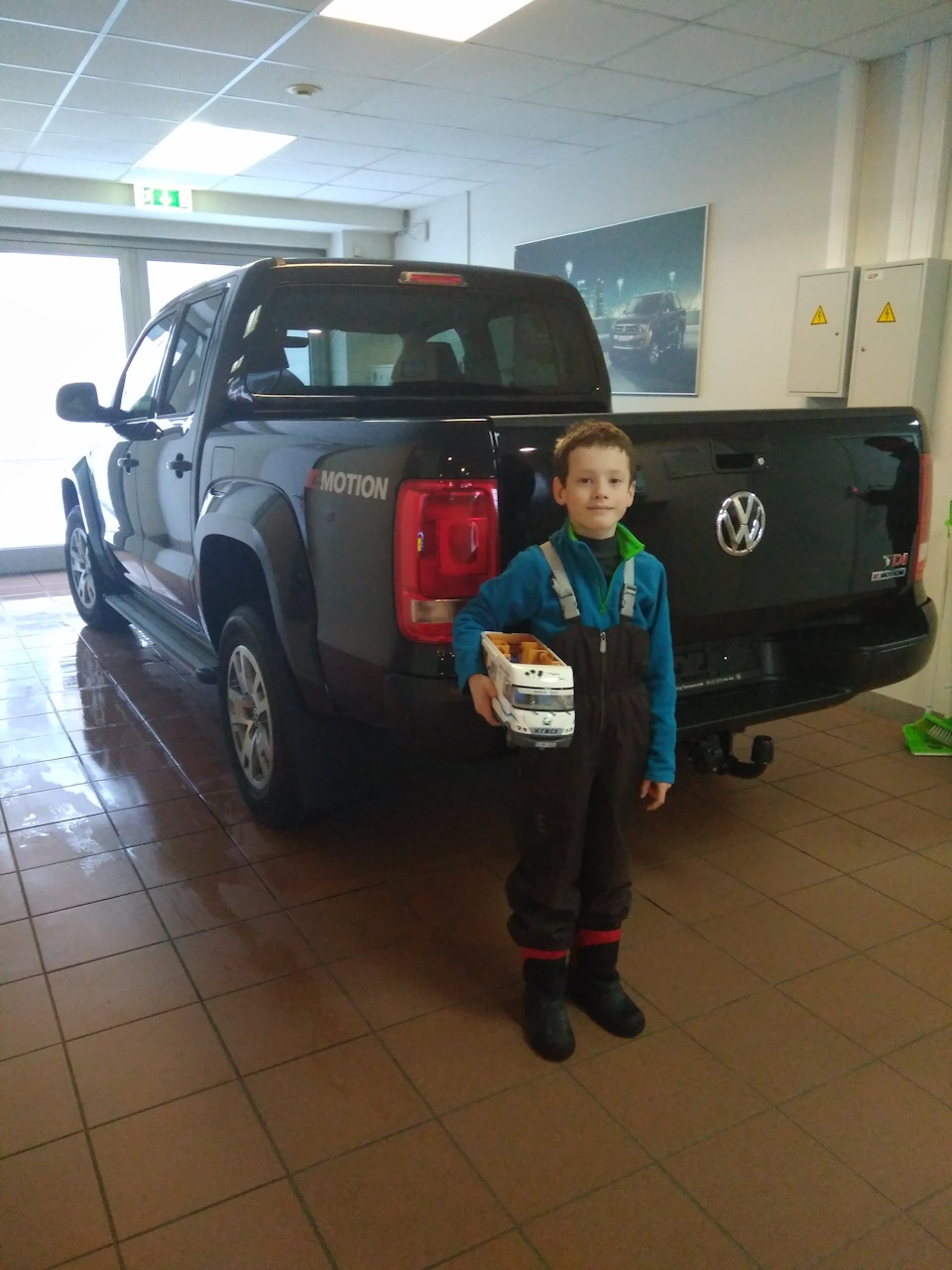 Сын одобрил. — Volkswagen Amarok