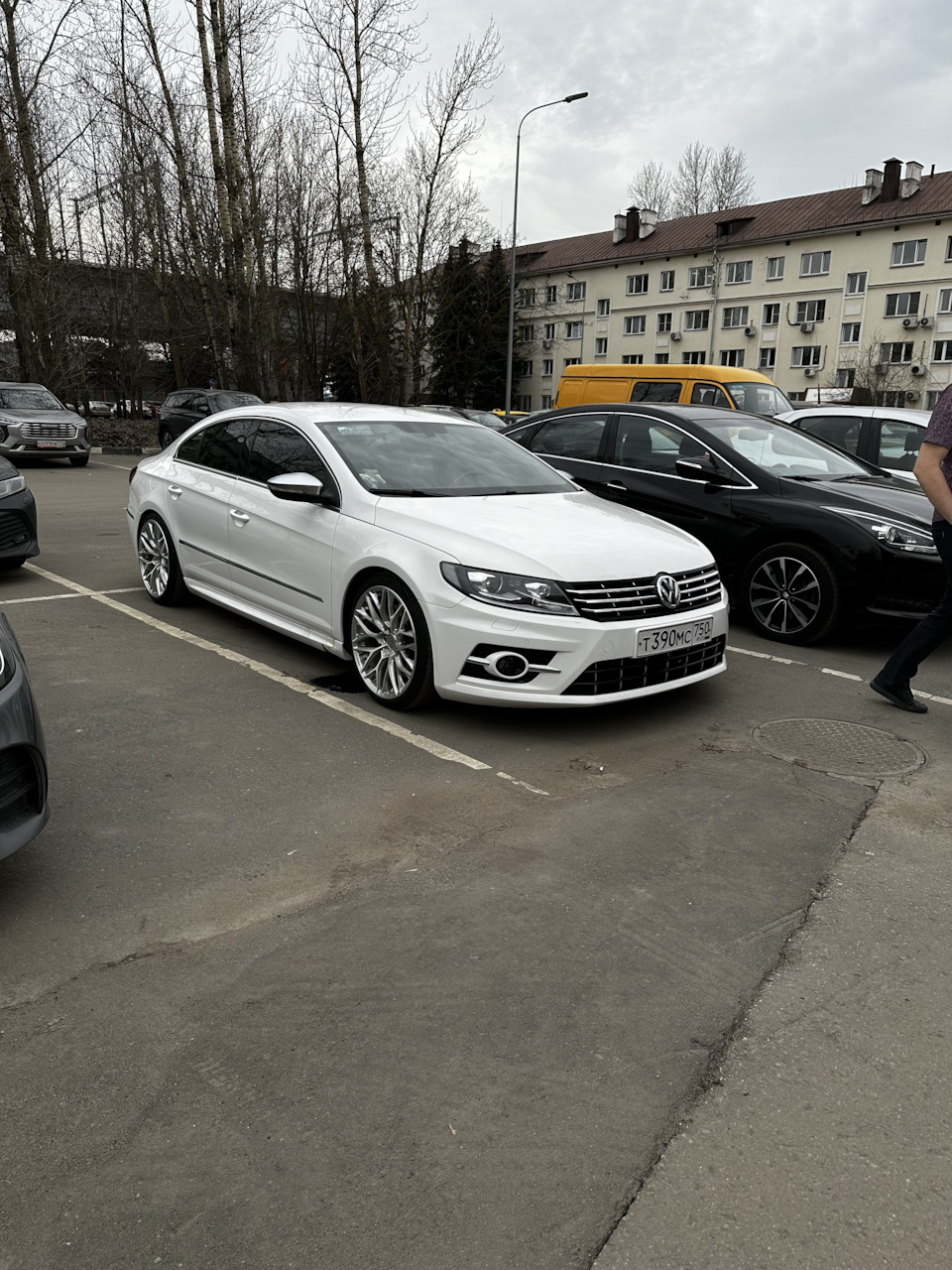 Вид ДО. B4 и Eibach — Volkswagen Passat CC
