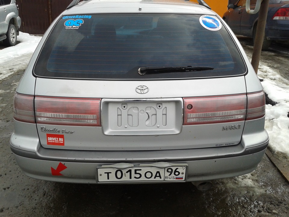 ну а так всё в целом и на своих местах — Toyota Mark II Qualis