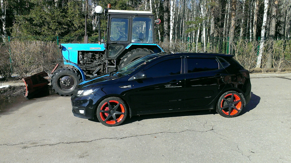 После полировки — KIA Rio 5-door (3G)
