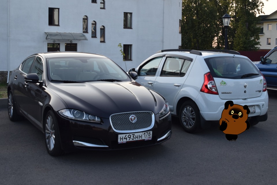 На парковке. — Renault Sandero 1G