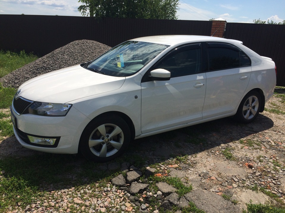 Заключительное фото-можно ехать! — Skoda Rapid (1G)