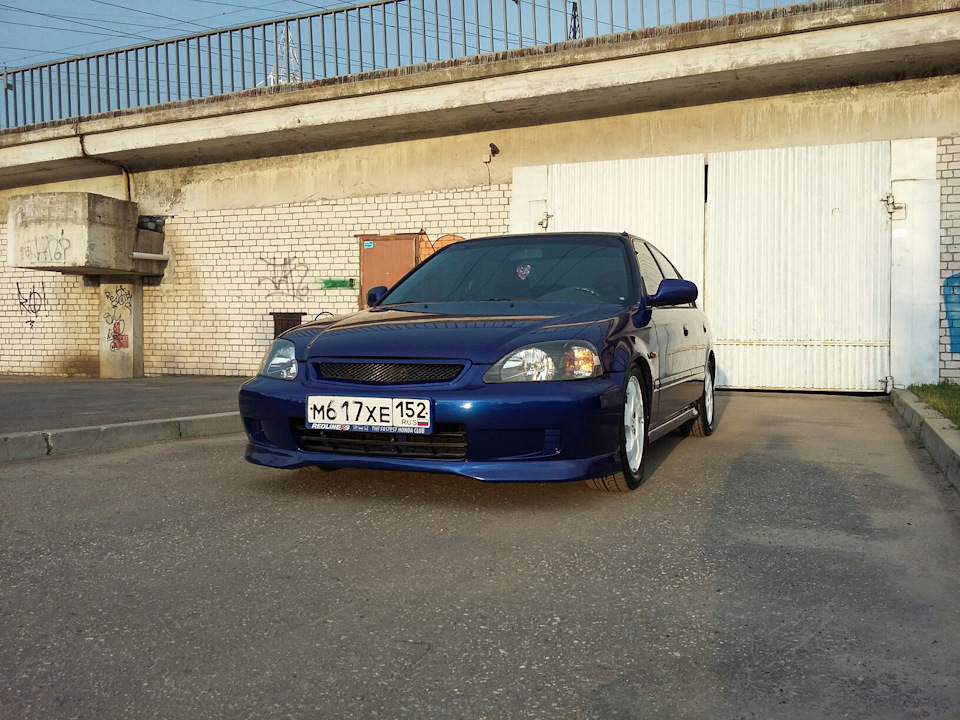 Морда теперь аля Type-R — Honda Civic Hatchback (6G)