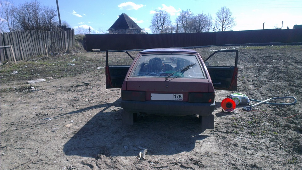 Перед началом работ — Lada 21093i