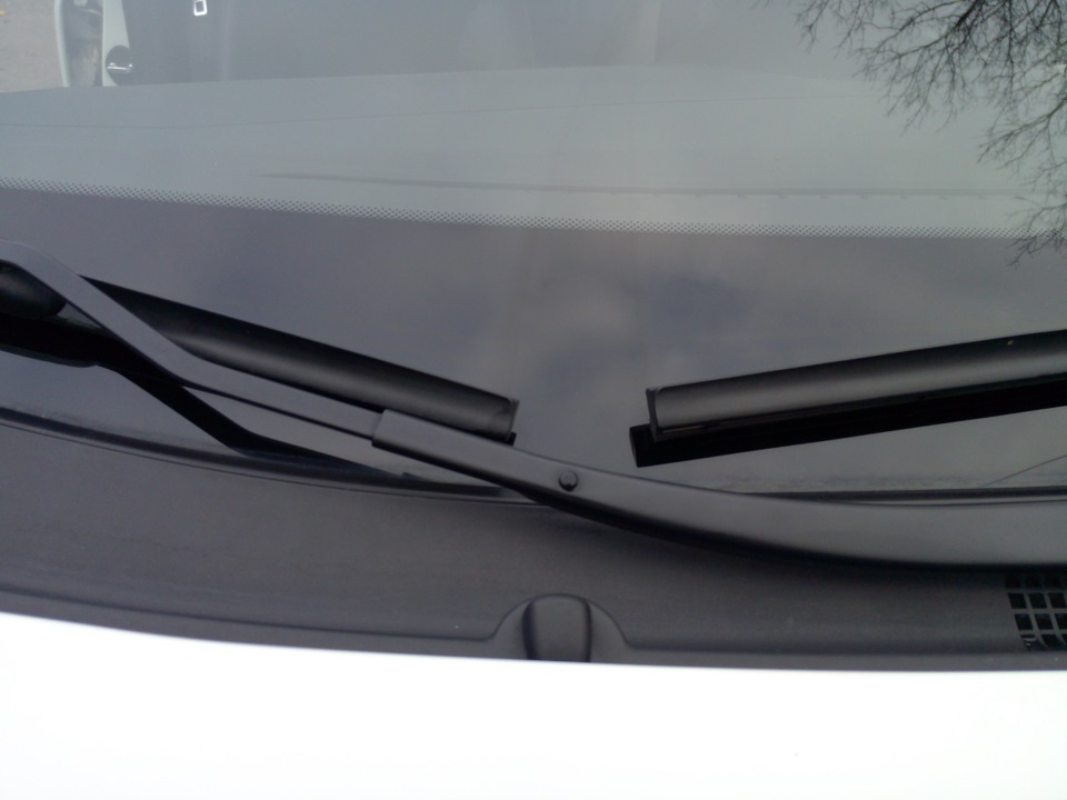 Штатные дворники, расстояние между ними — Hyundai ix35