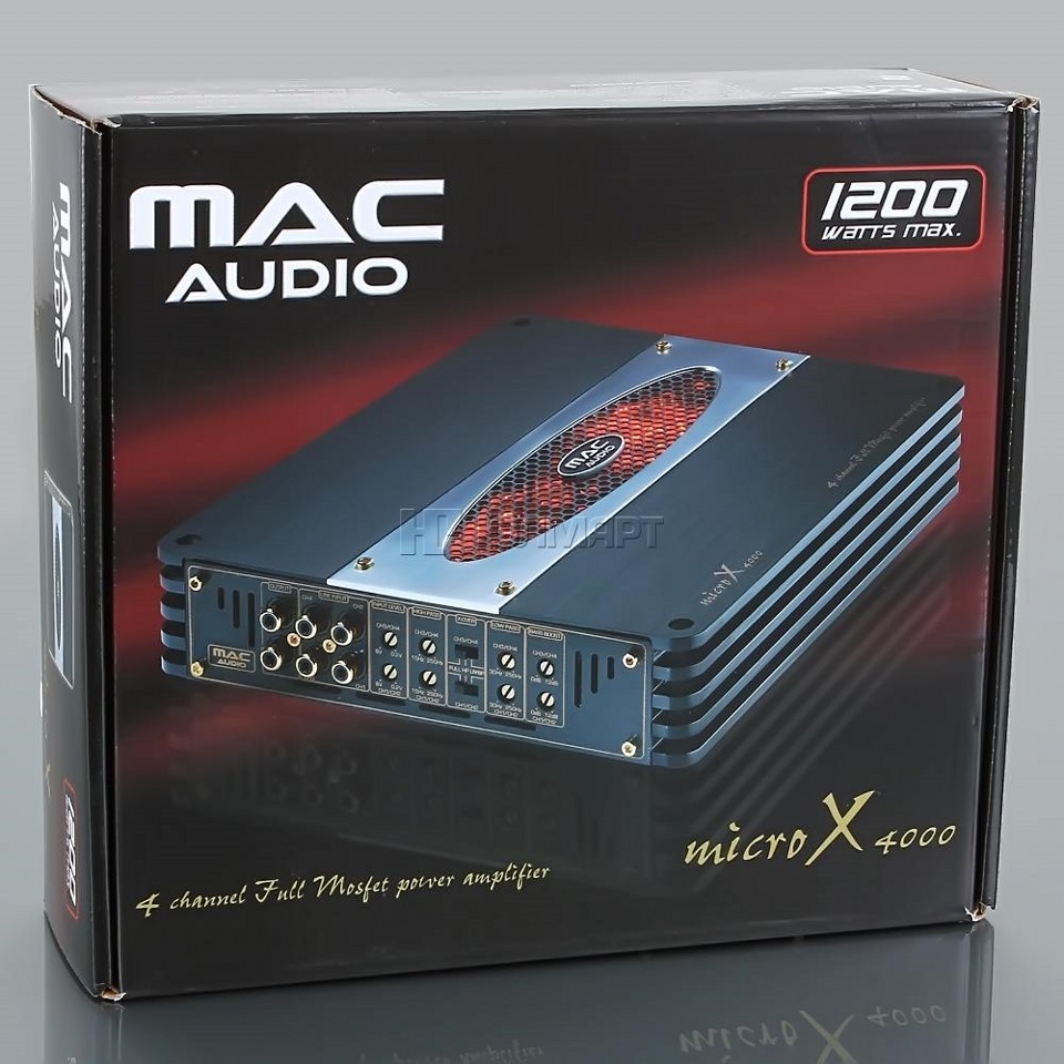 Mac Audio Micro X 4000 — Audi 80 (B3)