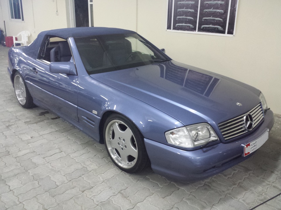 SLка прекрасна, как мне нравится её цвет … — Mercedes-Benz E-Class (W124)