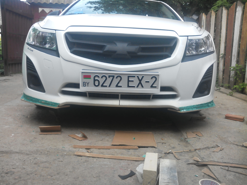одна часть шаблона готова. — Chevrolet Cruze (1G)