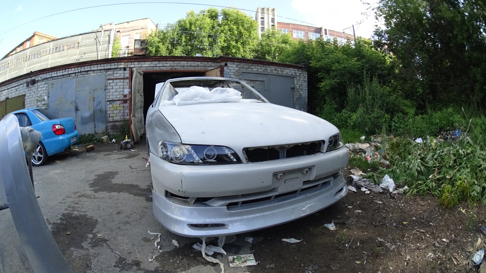 Передняя губа — Toyota Mark II (90)