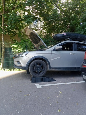 эстакадках — Lada Vesta SW Cross (1G)