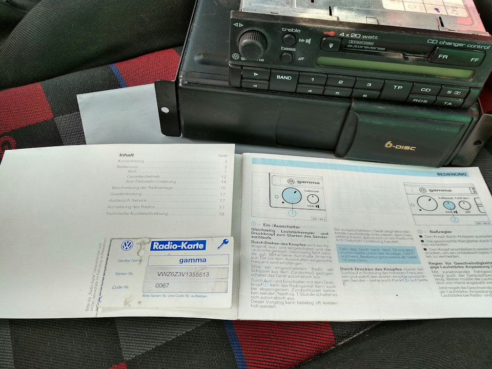 Photo from the logbook Volkswagen Golf GTI Mk3