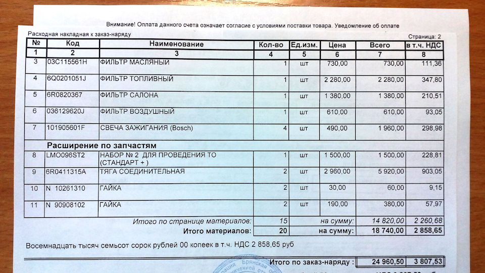 Photo from the logbook Volkswagen Polo Sedan. Found on photo: 03C115561H, 6Q0201051J, 6R0820367, 036129620J, 101905601F, LM0096ST2, 6R0411315A, N10261310, N90908102