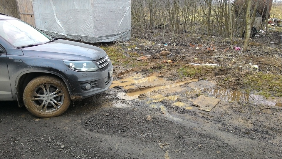 Вытащили — Volkswagen Tiguan (1G)