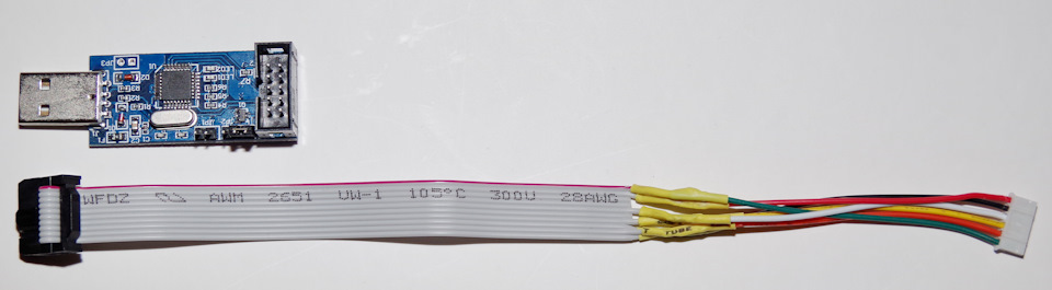 USBASP ISP AVR v2.0 & 10pin=6pin cable — Skoda Octavia A5 Mk2