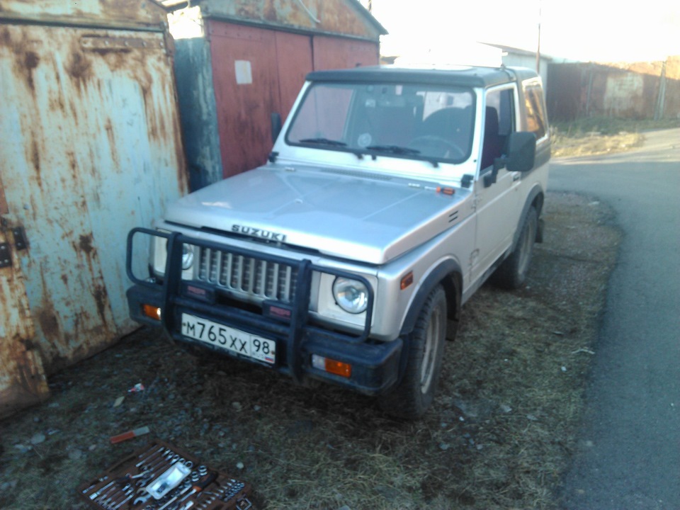 Стало (чет мутно, сорян, но видно, что разница колоссальная :D Че менял?) — Suzuki Samurai