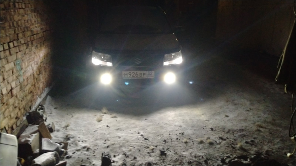 Светодиодные лампы в ПТФ и габариты. — Suzuki Grand Vitara (2G