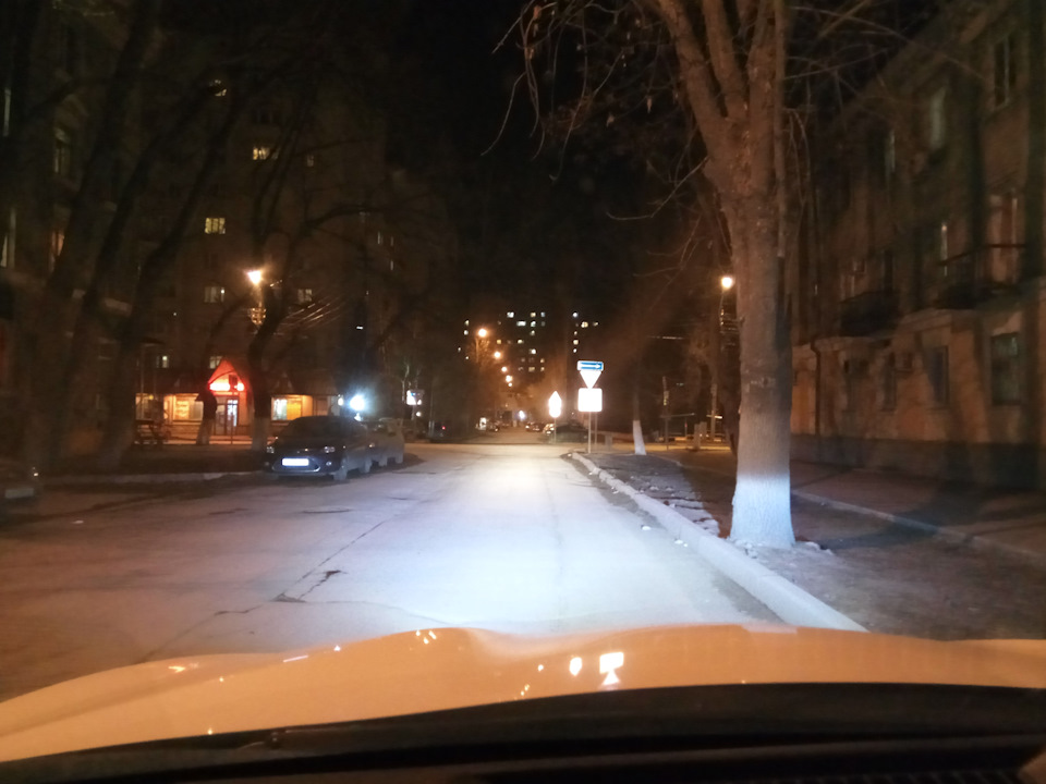 LED + дальний галоген — Nissan Qashqai (2G)