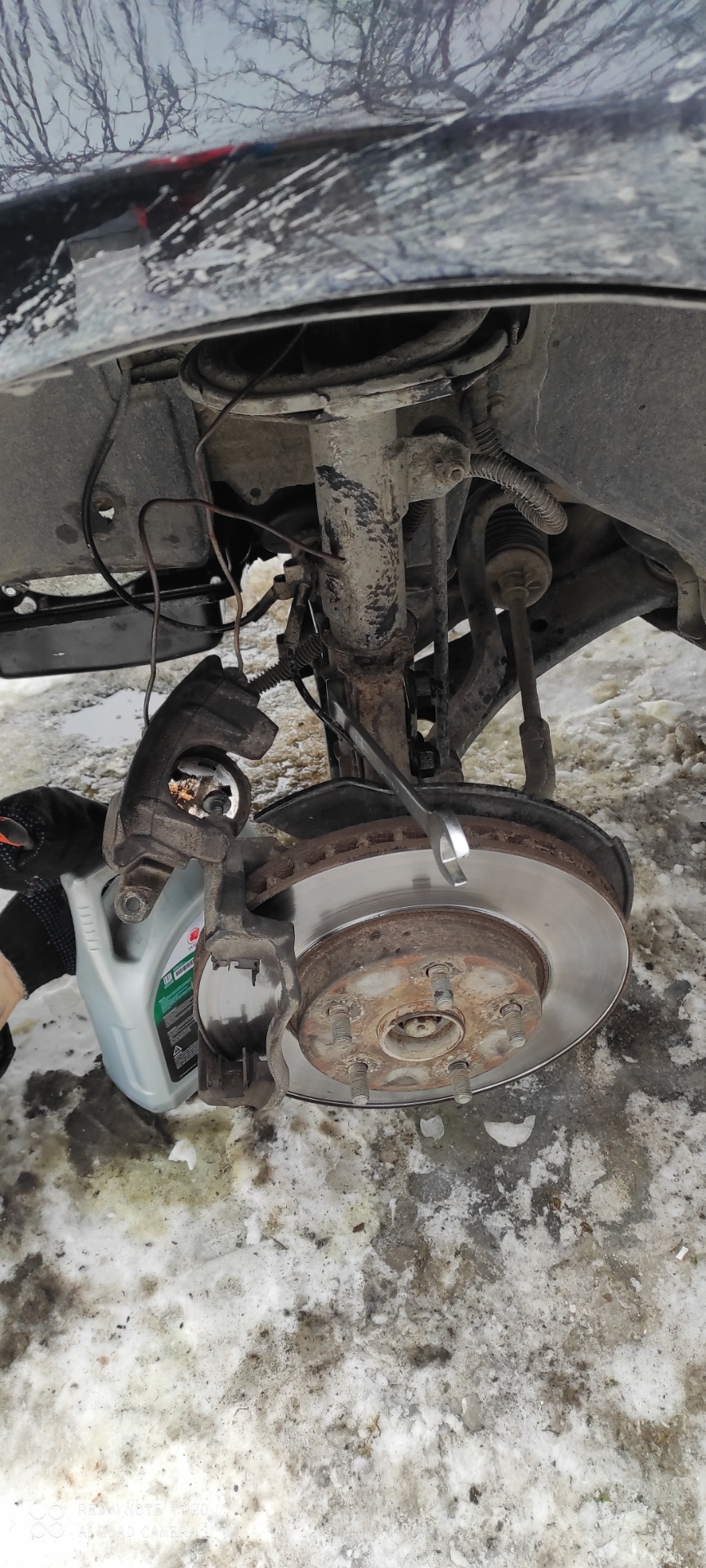 Снимаем поворотный — Geely Emgrand EC7 FE-1