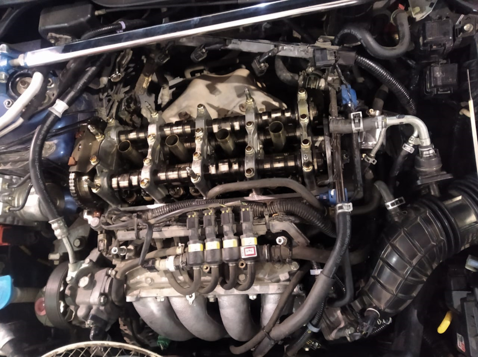 На регулировке клапанов — Honda Accord (7G)