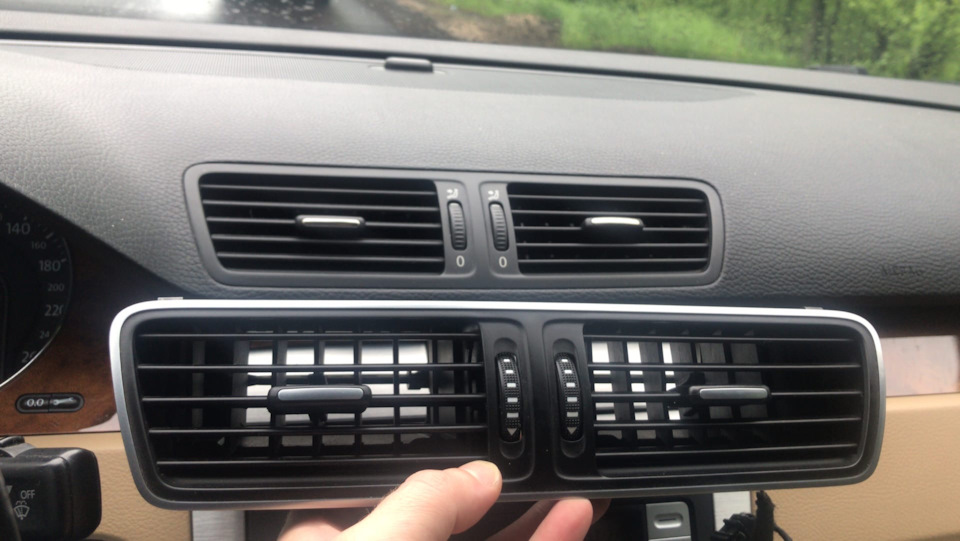 7.Воздуховоды с подсветкой от Б7 — Volkswagen Passat B6