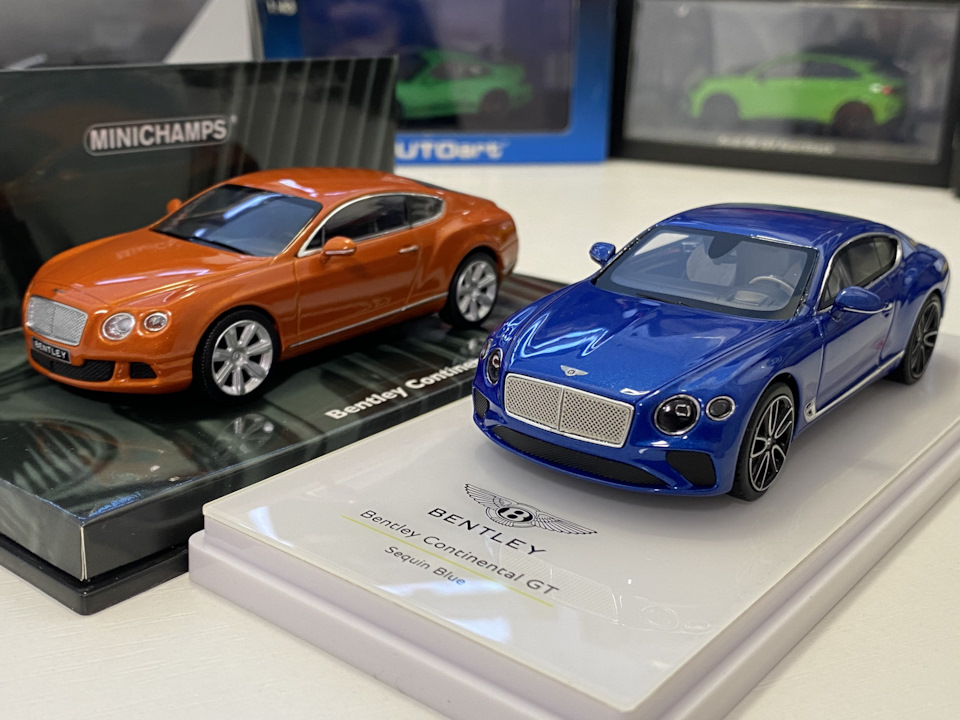 Bentley Continental GT, 1:43, TSM vs Minichamps — Сообщество