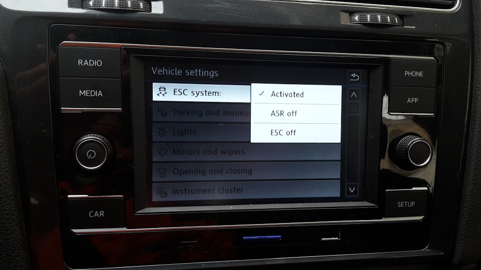 Photo from the logbook Volkswagen Golf Mk7