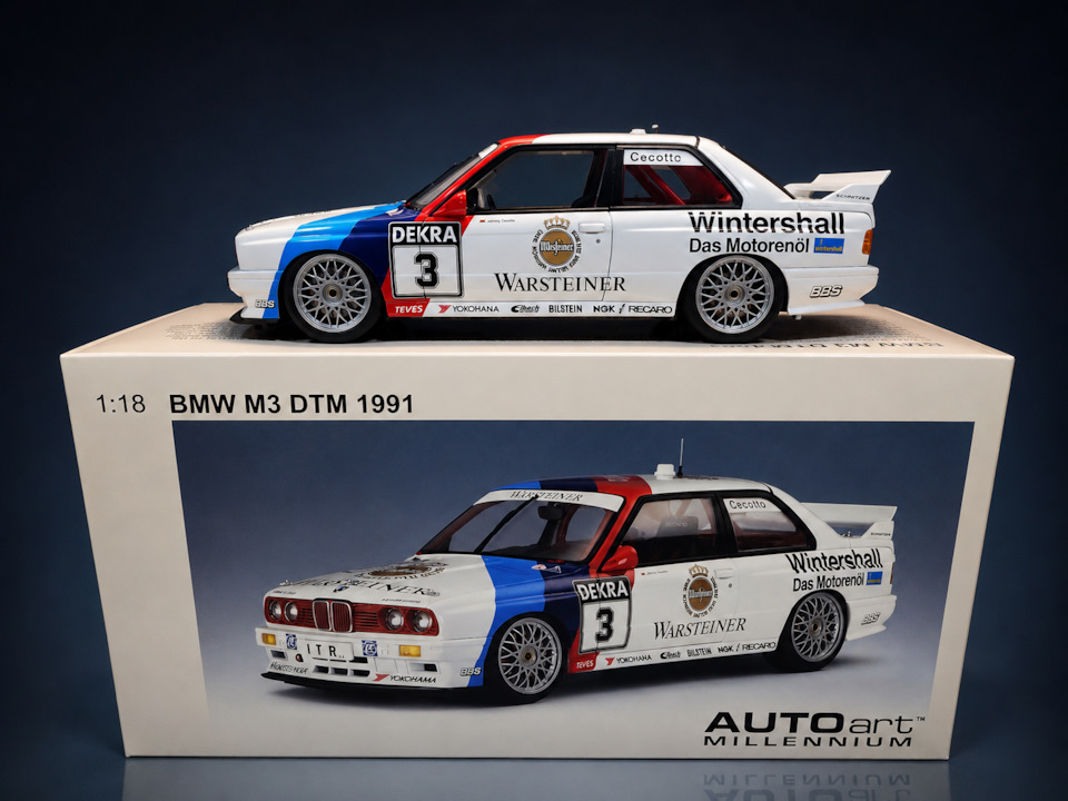 ミニカー  M3 DTM 1991 1:18 AUTOart 1/18 Autoart 1:18 BMW M3 DTM 1991 #3 Cecotto — Сообщество «Масштабные