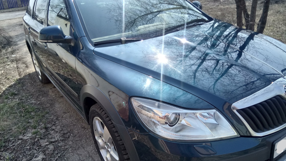 Skoda Octavia Scout Просто Синий