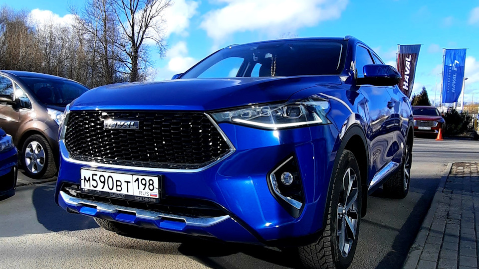 Haval F7x Синий дельфинчик