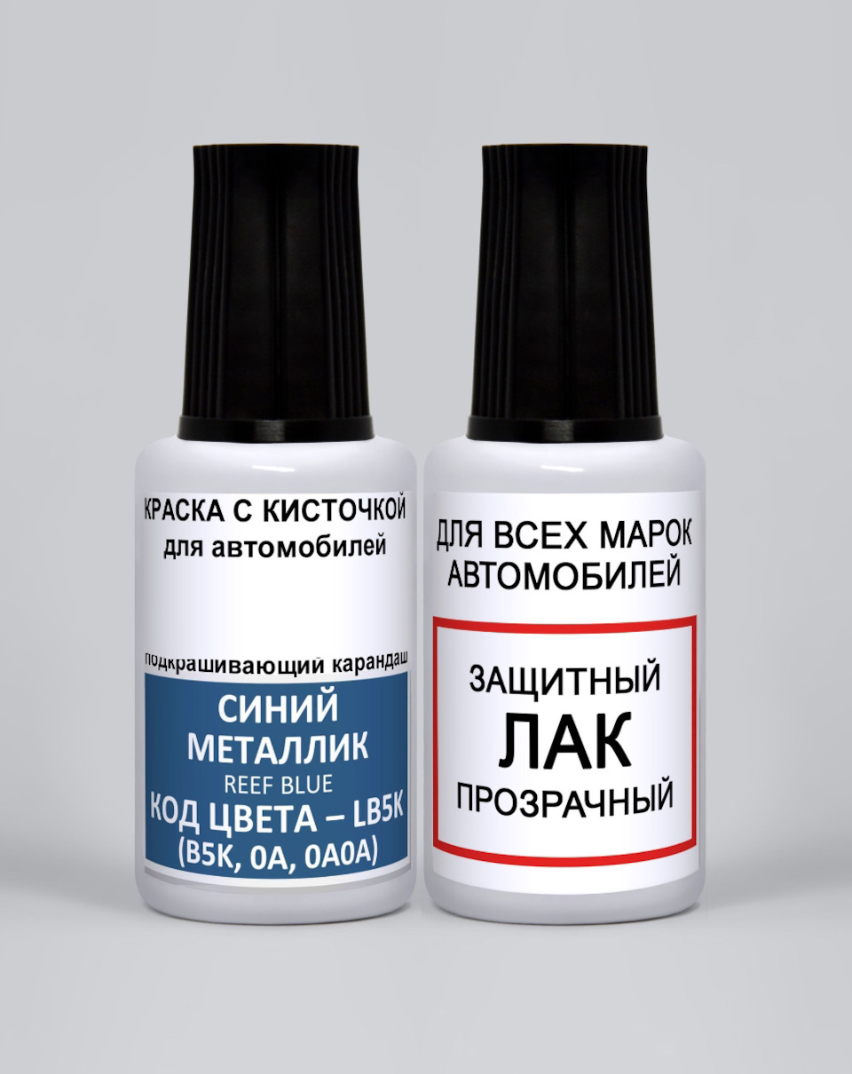 Краска для сколов цвет Reef blue — Volkswagen Polo liftback