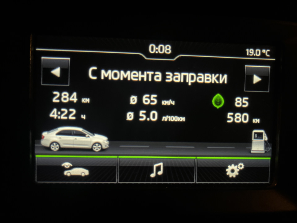 Отличный расход. Мой рекорд 5л по трассе. По городу не больше 6.7 — Skoda Rapid (1G)