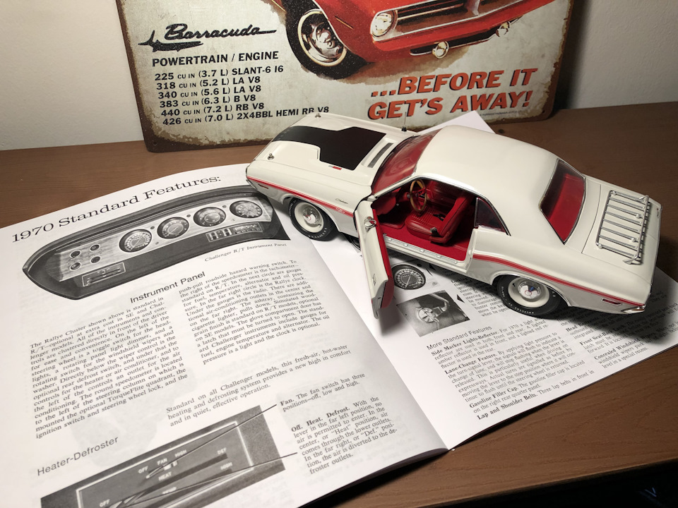 Dodge Challenger R/T 1970 1:18 Highway61 — Сообщество «Масштабные