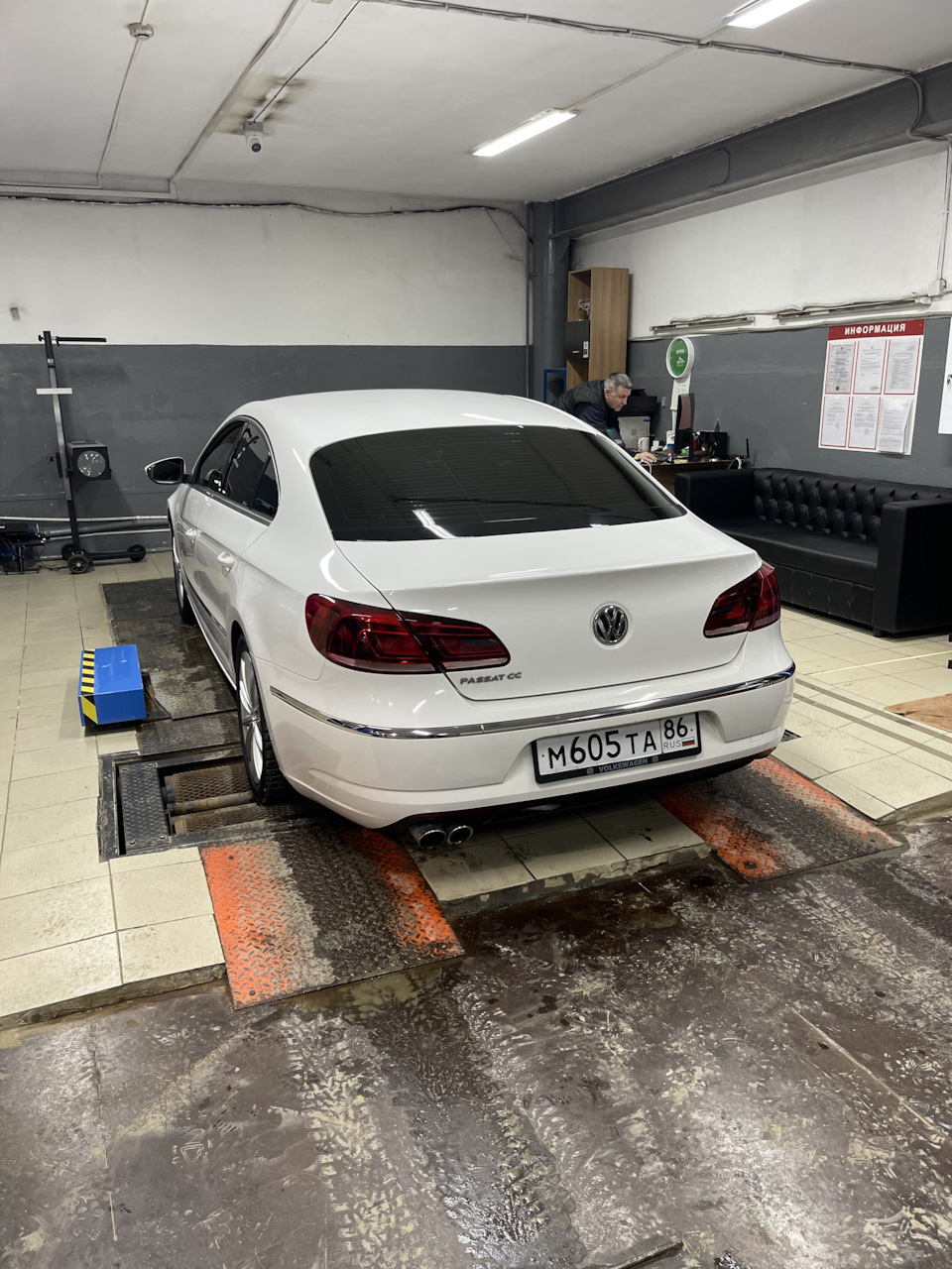 Это моя первая машина на которой я проходил тех. осмотр как положенно 😅 — Volkswagen Passat CC