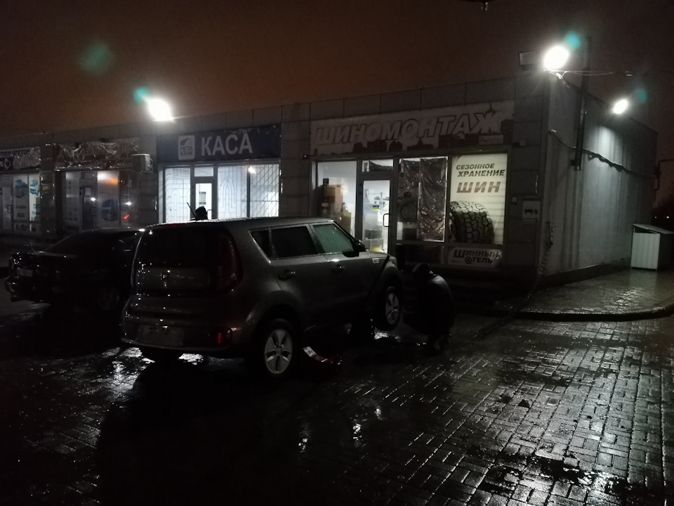 Первый шиномонтаж моего KIA SOUL EV. — KIA Soul EV (2G)